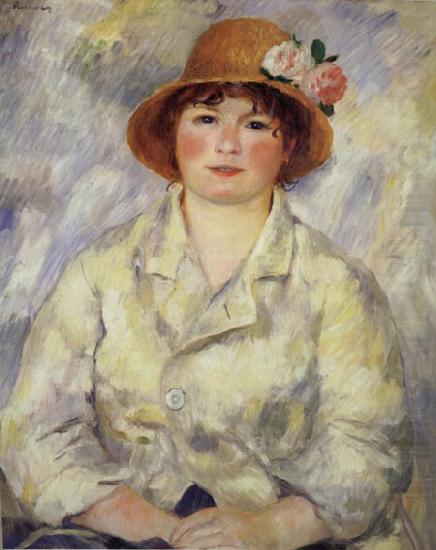 Pierre Renoir Aline Charigot(Madame Renoir) china oil painting image